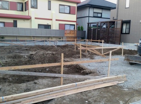 基礎着工!!