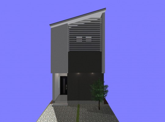 中村区注文住宅 「メタリックブラインドのある家(中二階のある家)」着工開始