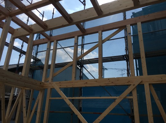 中村区注文住宅 H様邸「上棟」