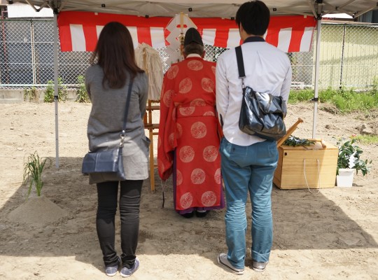 中川区注文住宅 K様邸 「地鎮祭」