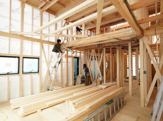 中村区注文住宅 H様邸 「中二階のある家」進捗