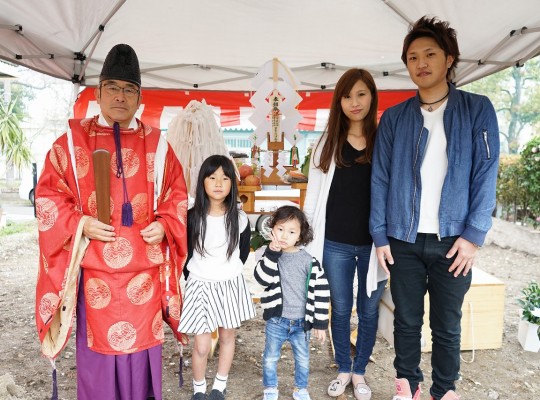 港区注文住宅  K様邸「地鎮祭」