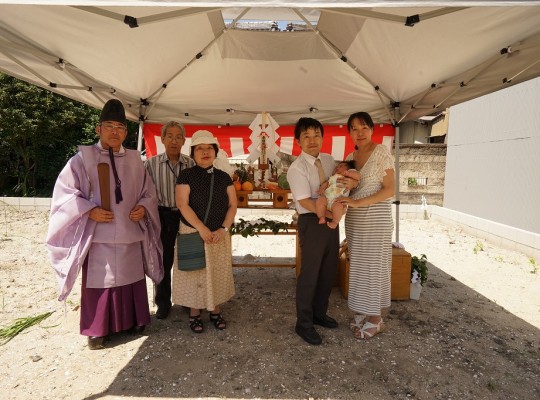 中川区下之一色町注文住宅「K様」地鎮祭