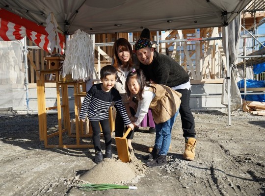 中川区注文住宅「K様邸」地鎮祭