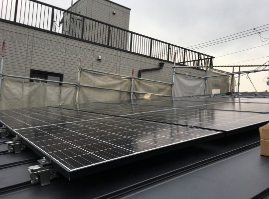 中村区の注文住宅「O様邸」太陽光工事