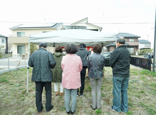 一宮市注文住宅「M様邸」地鎮祭