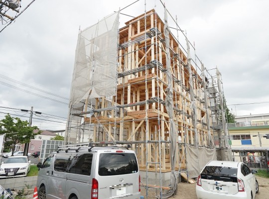 中村区分譲住宅、「ウインドヒルズ中村公園駅」上棟