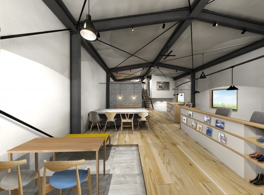 「KAZA DESIGN中村店」の室内パースが完成