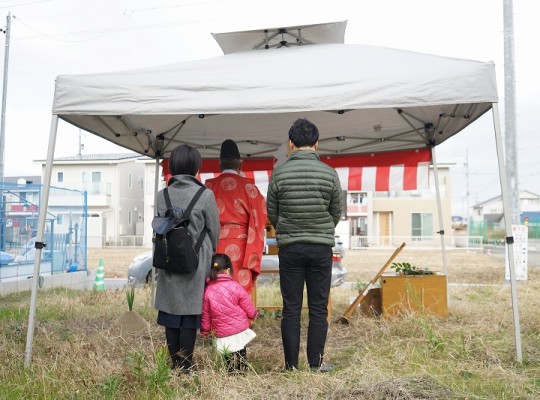 清須市注文住宅地鎮祭