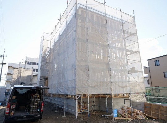 中村区注文住宅「S様邸」上棟