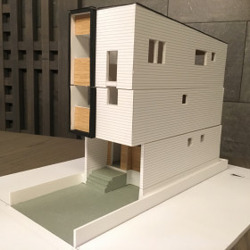 中村区注文住宅「A様邸」模型作成