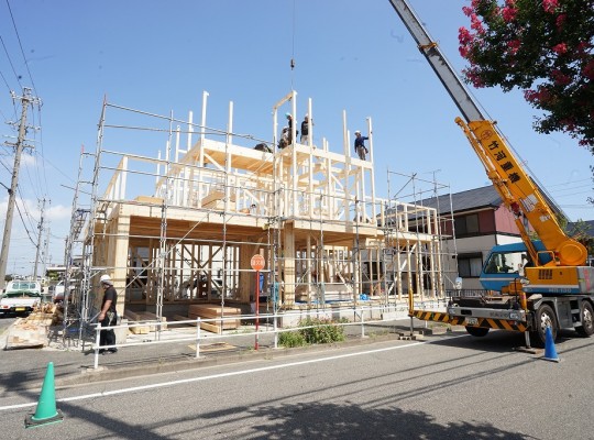 中川区注文住宅  「K様邸」上棟