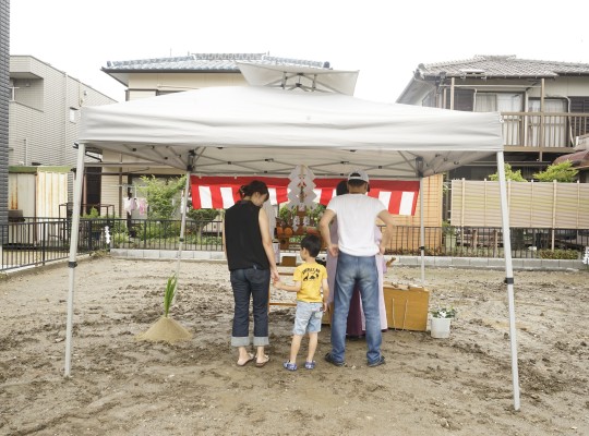 中川区注文住宅「G様邸」地鎮祭