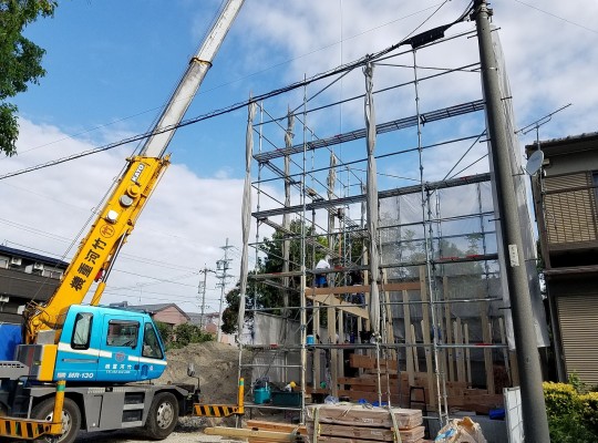 名古屋市中川区注文住宅「S様邸」上棟