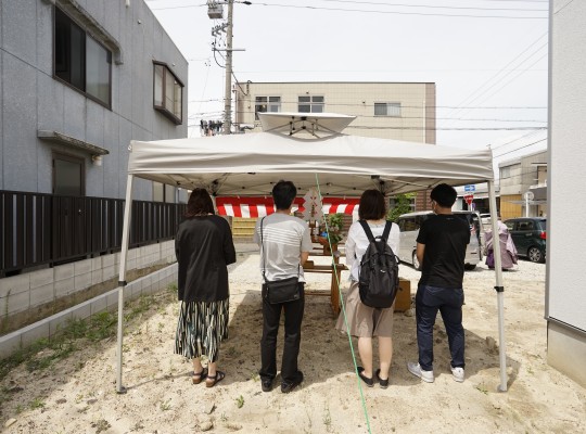 中川区注文住宅「M様邸」地鎮祭