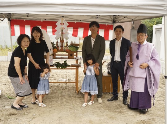中村区注文住宅「S様邸」地鎮祭