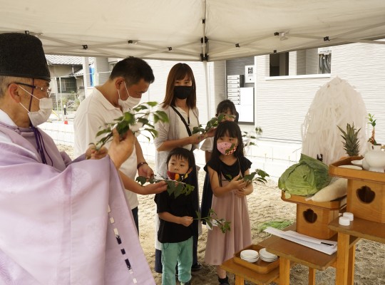 名古屋市中村区「O様」邸地鎮祭