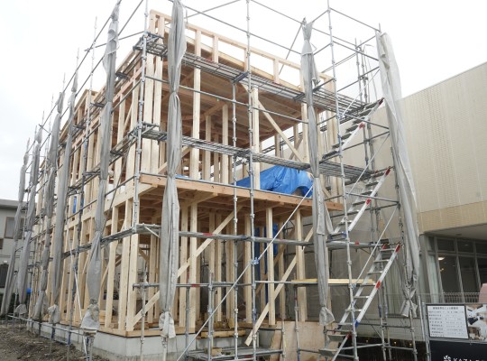 中川区注文住宅「H様邸」上棟