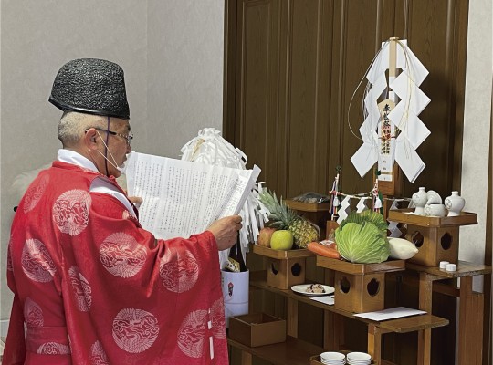 中村区注文住宅「K様邸」解体前のお祓いと地鎮祭