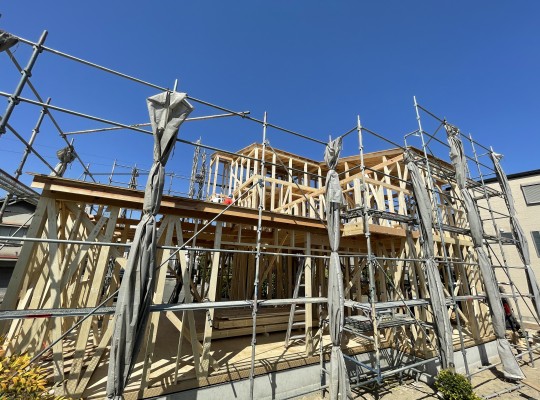 中川区注文住宅『H様邸』上棟