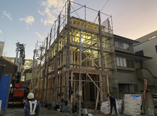 名古屋市西区注文住宅【I様邸】上棟