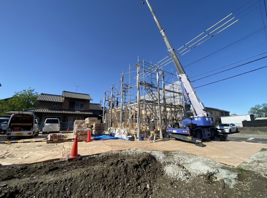 名古屋市中川区の注文住宅【I様邸】上棟