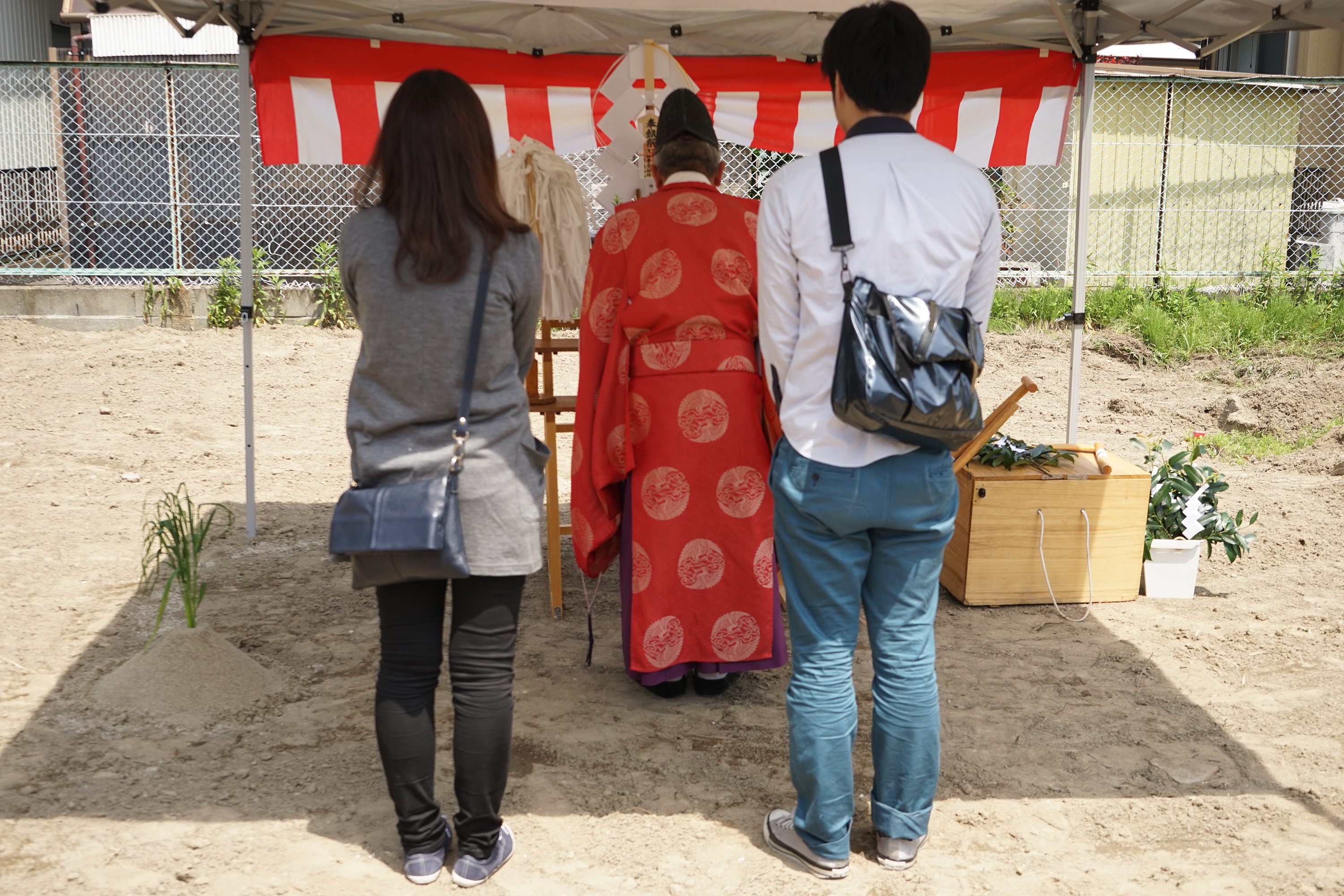 中川区注文住宅　Ｋ様邸　「地鎮祭」