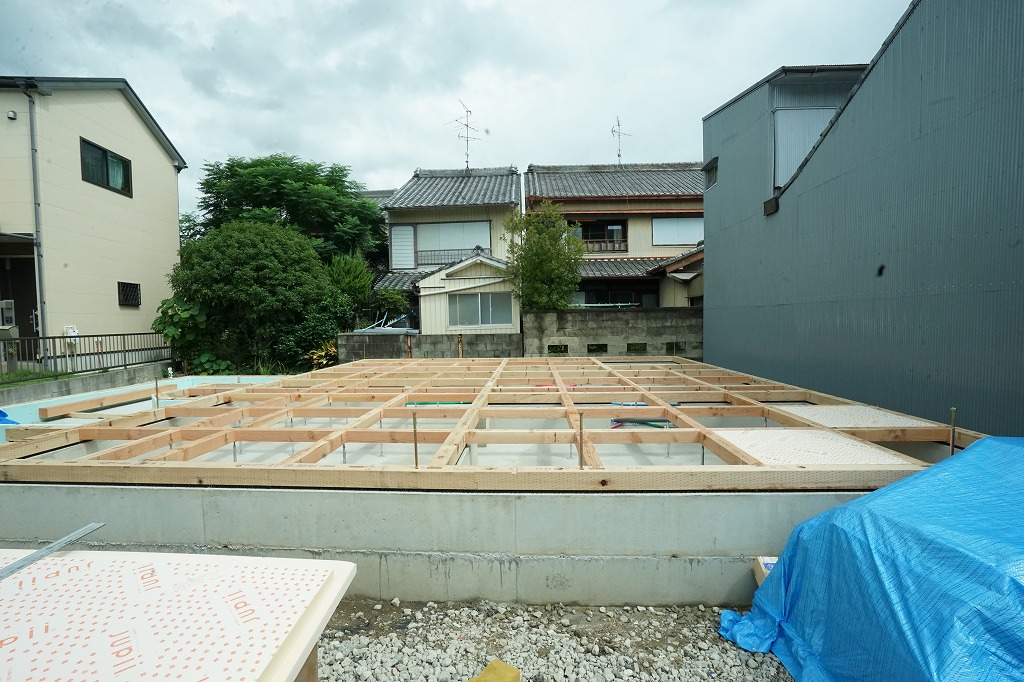 住宅の土台造り