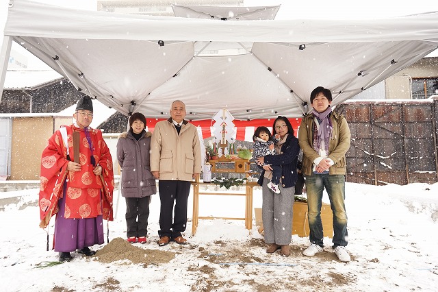 中村区注文住宅「U様邸」地鎮祭