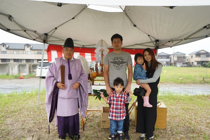 清須市注文住宅「Ａ様邸」地鎮祭