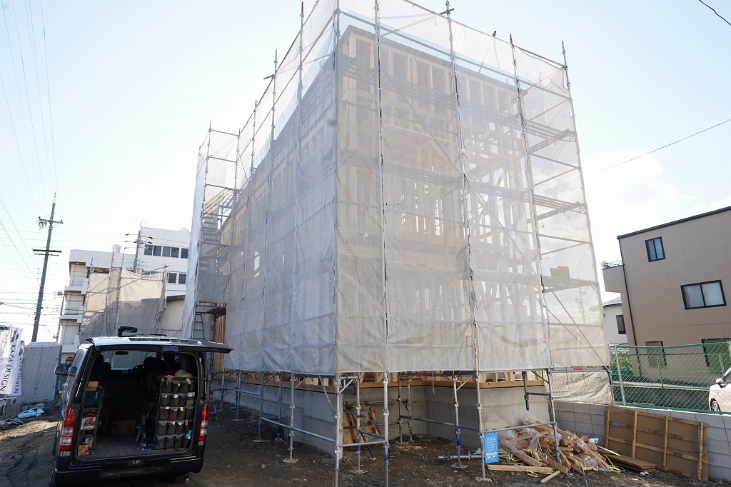 中村区注文住宅「S様邸」上棟