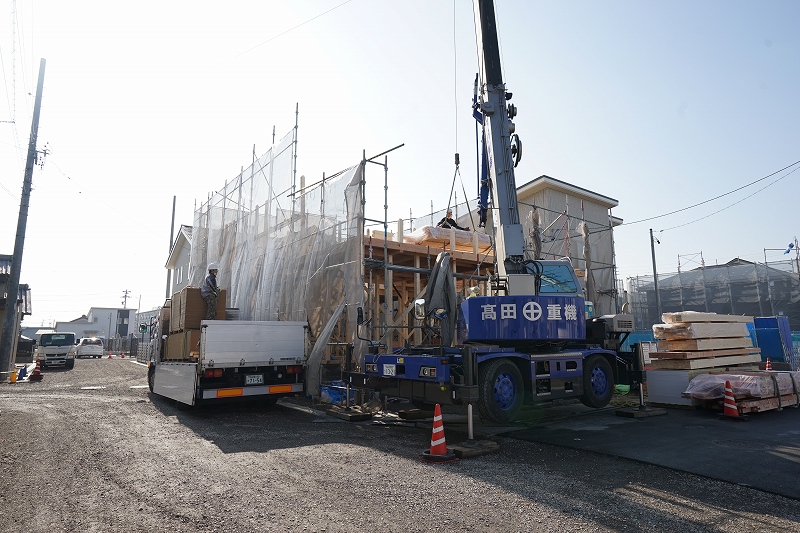 清須市注文住宅上棟