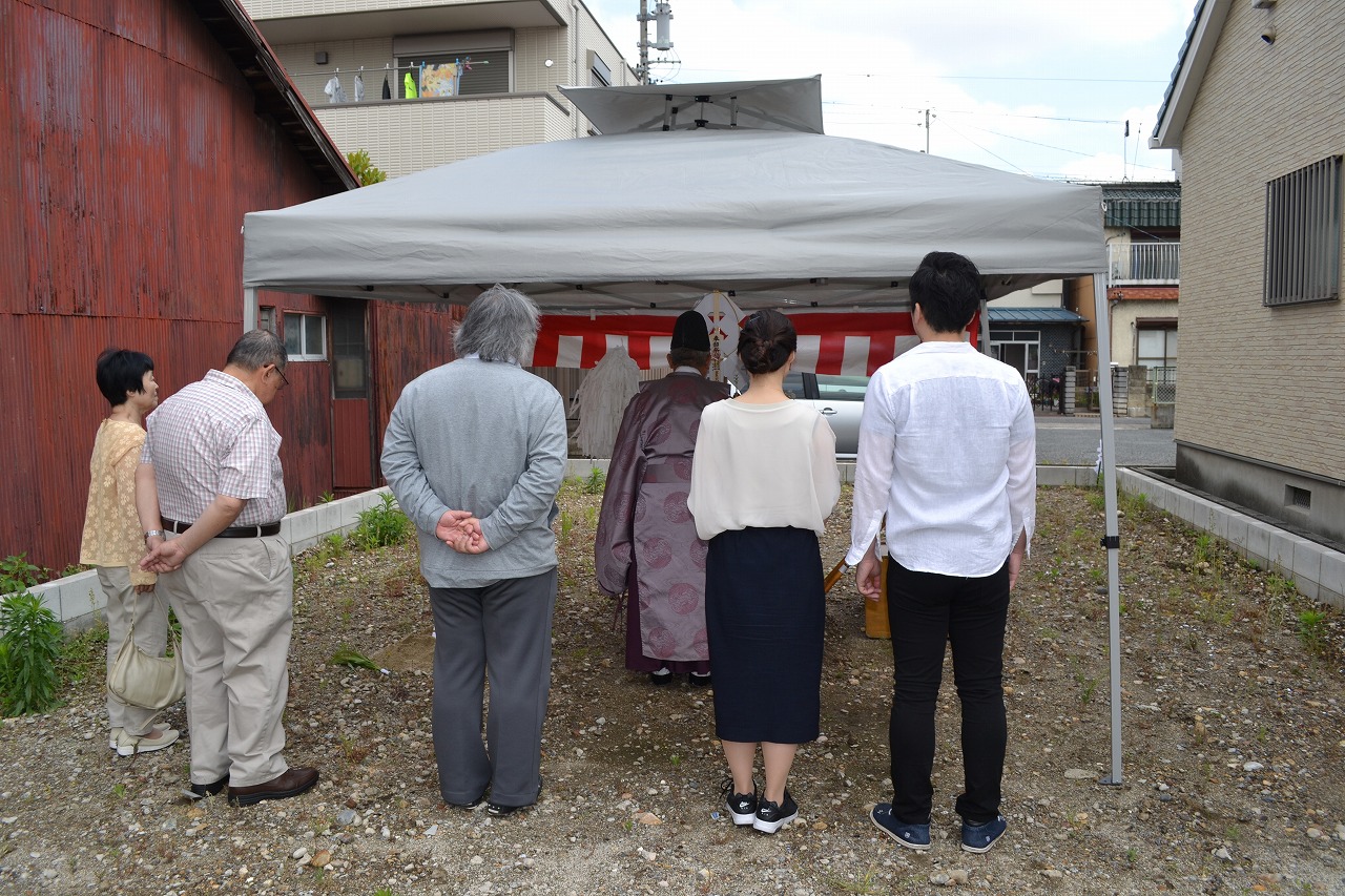 名古屋市中村区『Ｈ様邸』地鎮祭