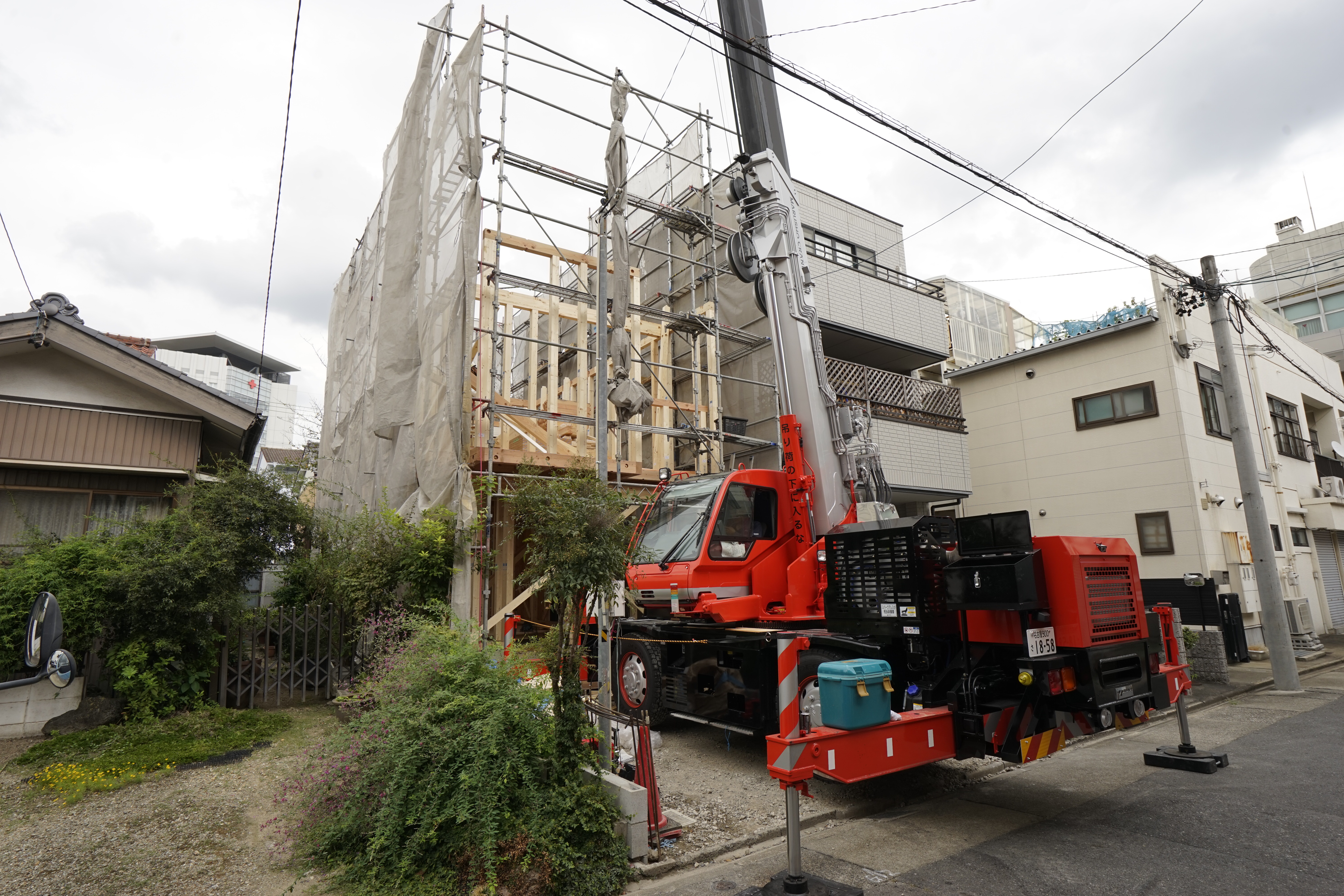 名古屋市中村区注文住宅「N様邸」上棟