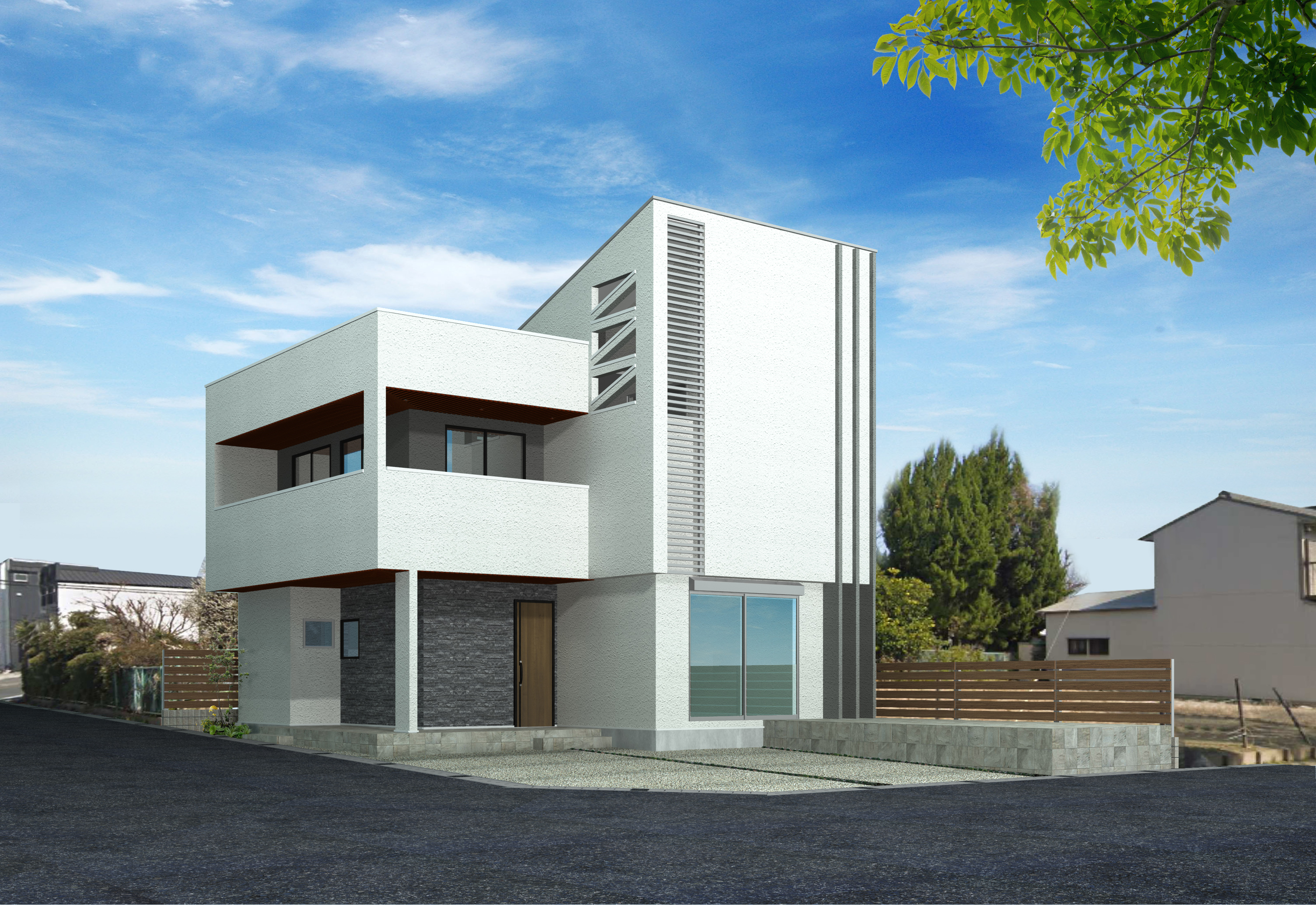 名古屋市中川区注文住宅「M様邸」イメージパース