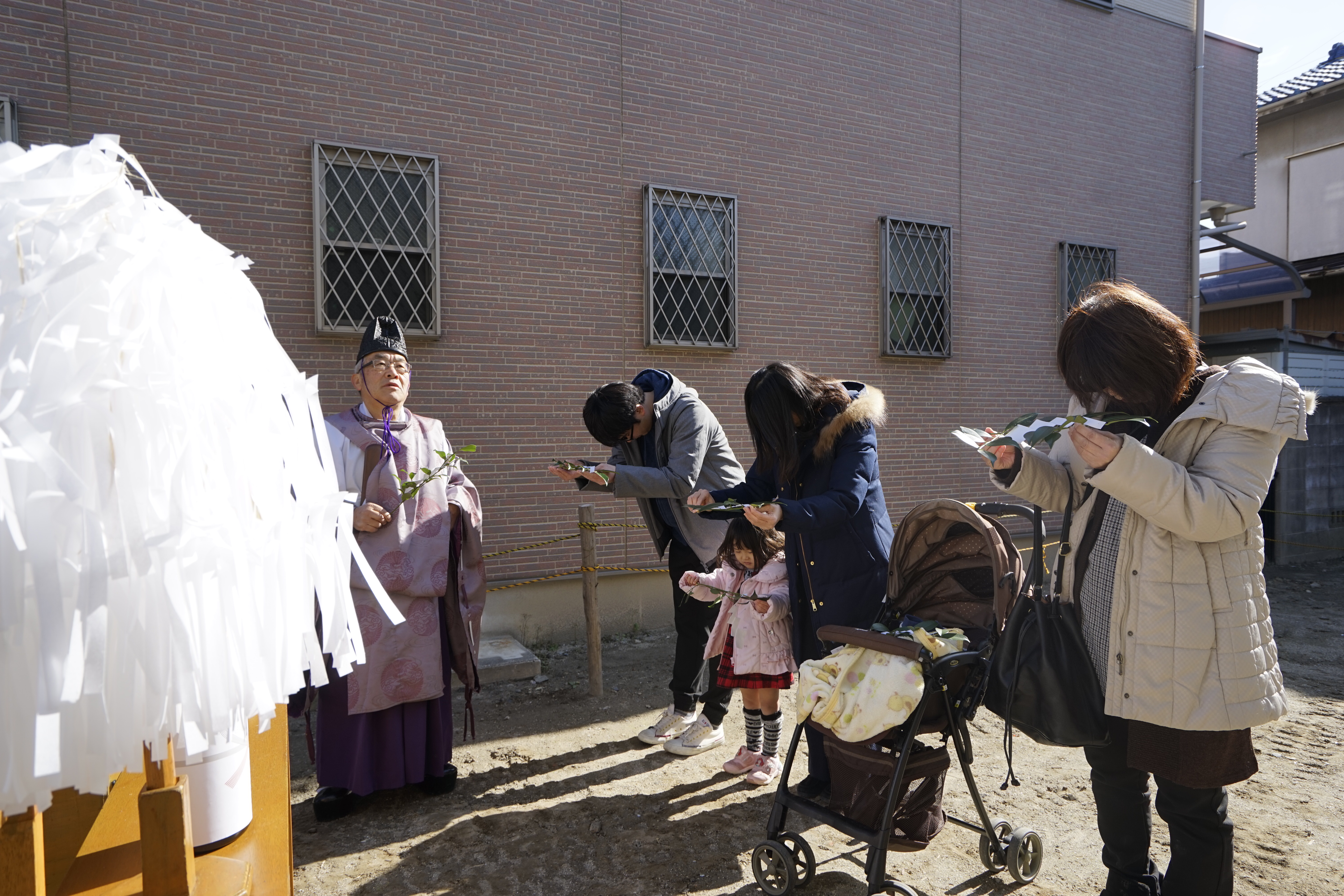中村区注文住宅「Ｔ様邸」地鎮祭