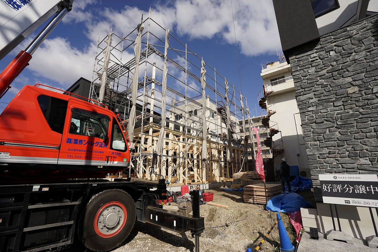 中村区注文住宅『N様邸』上棟しました