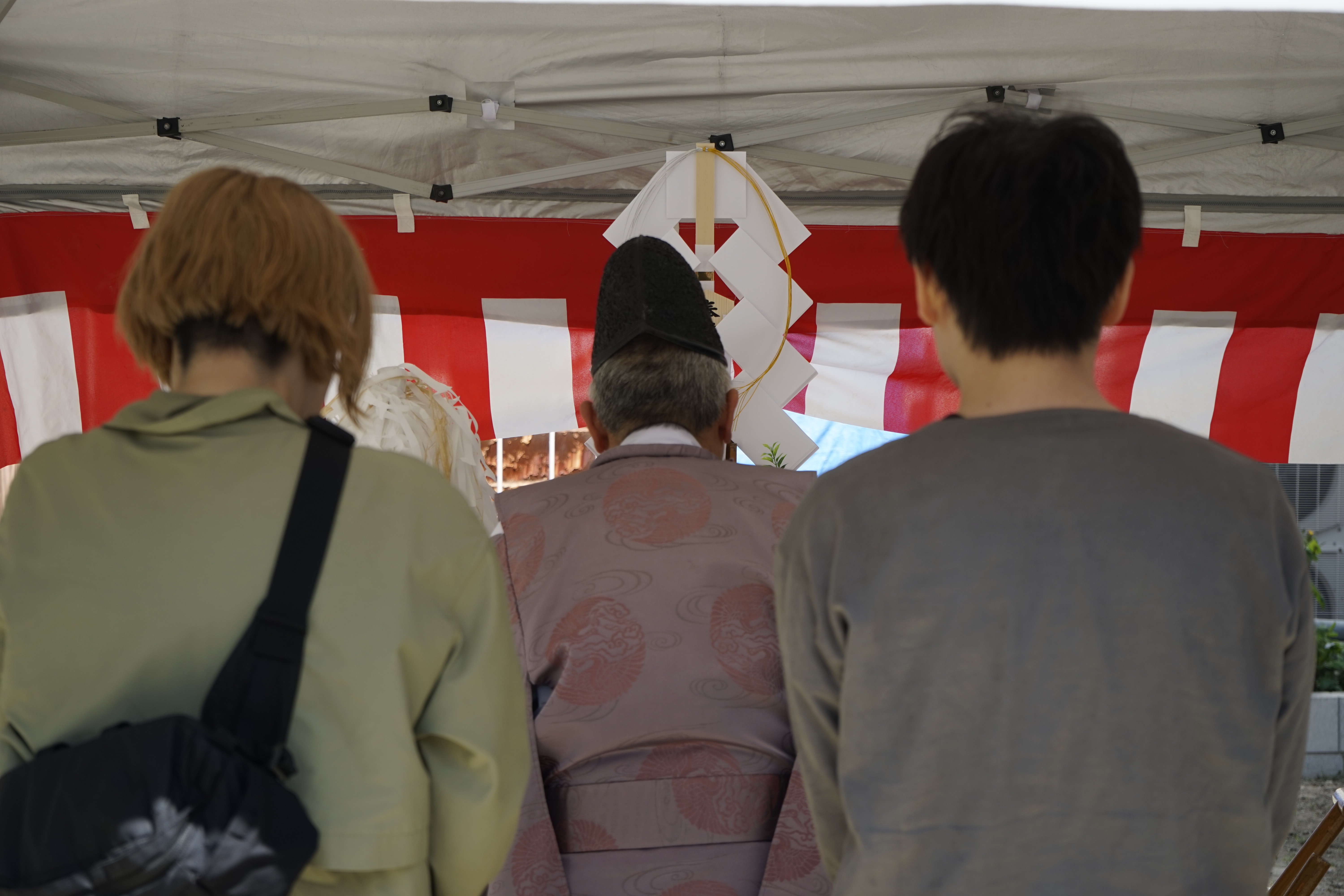 中村区注文住宅「K様邸」地鎮祭