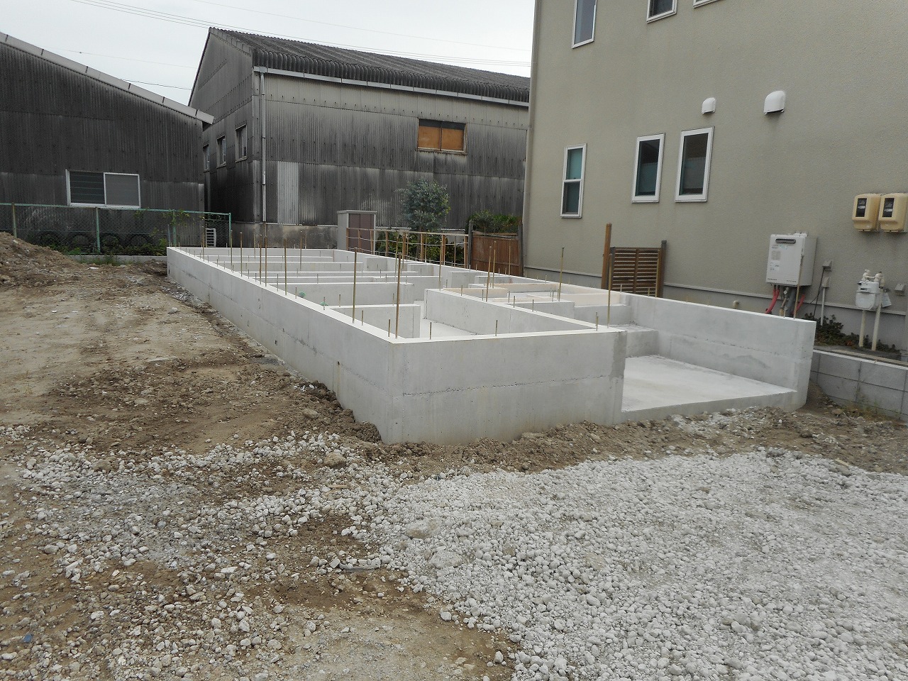 中川区注文住宅『O様邸』基礎工事