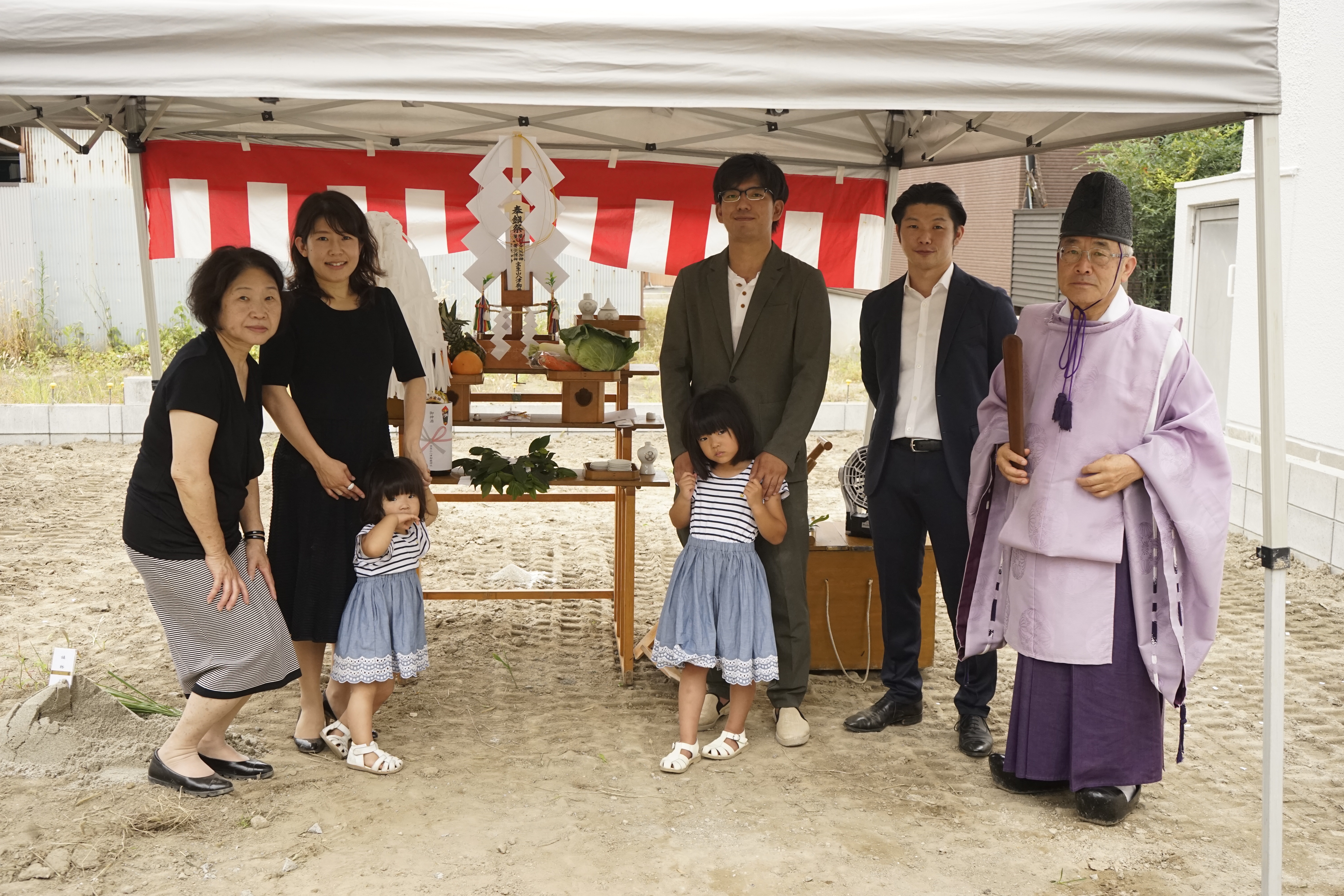 中村区注文住宅「S様邸」地鎮祭