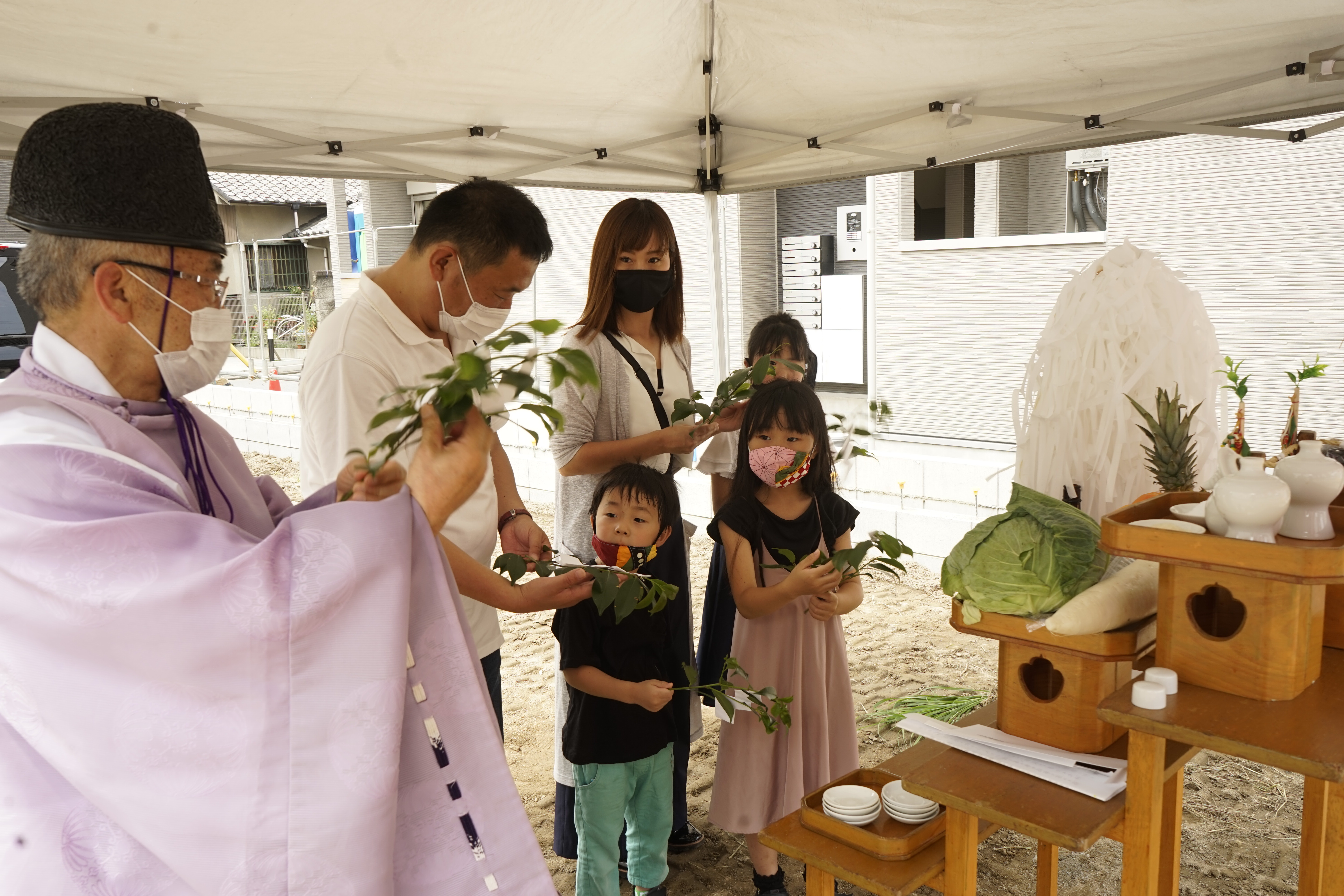 名古屋市中村区「O様」邸地鎮祭