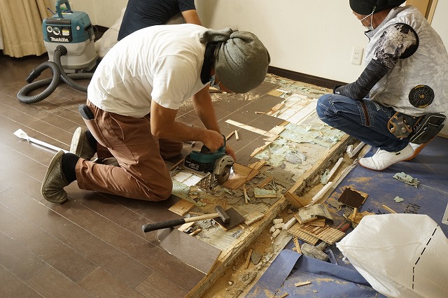 中村区リフォーム工事着工