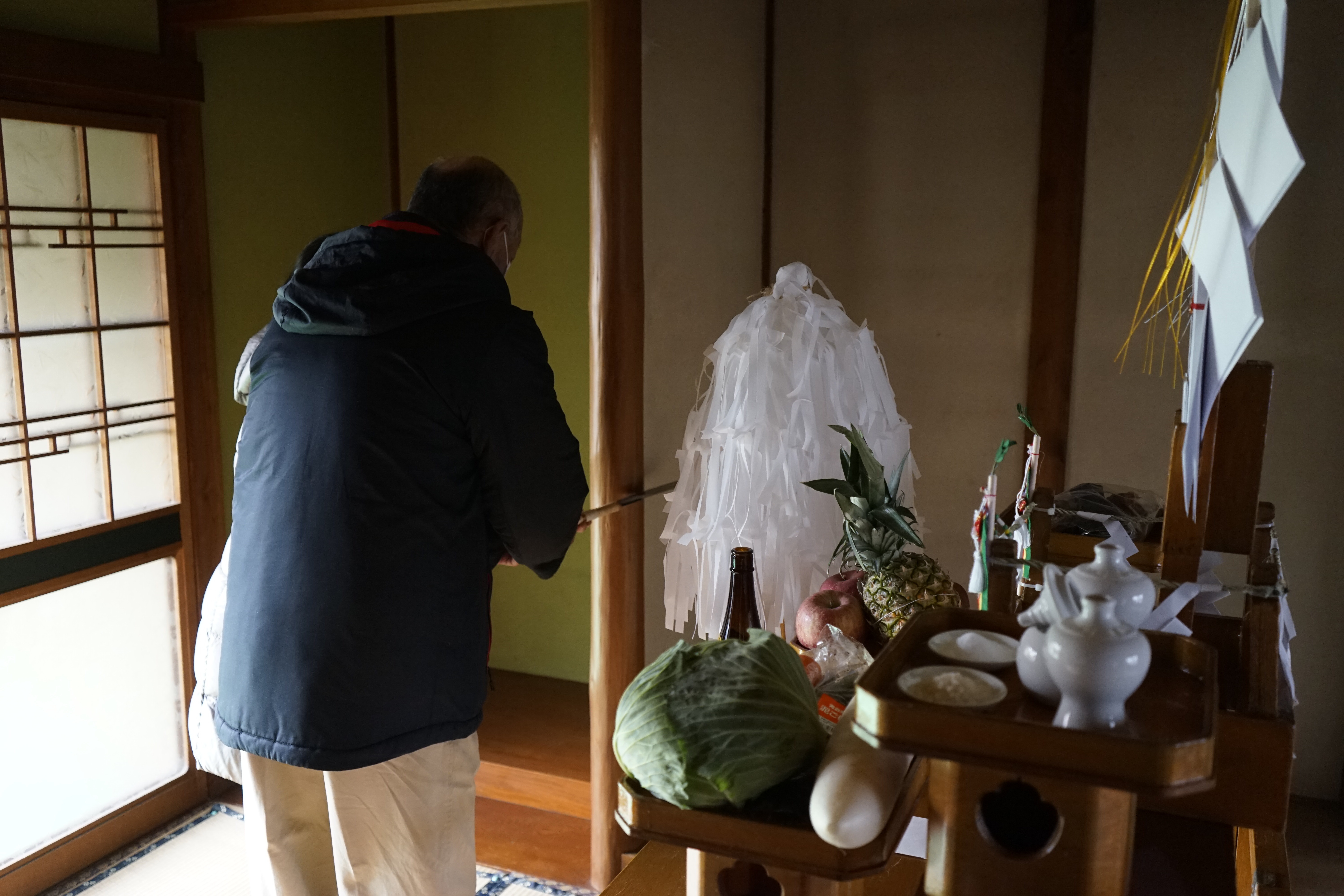 中川区注文住宅「H様邸」解体前のお祓いと地鎮祭