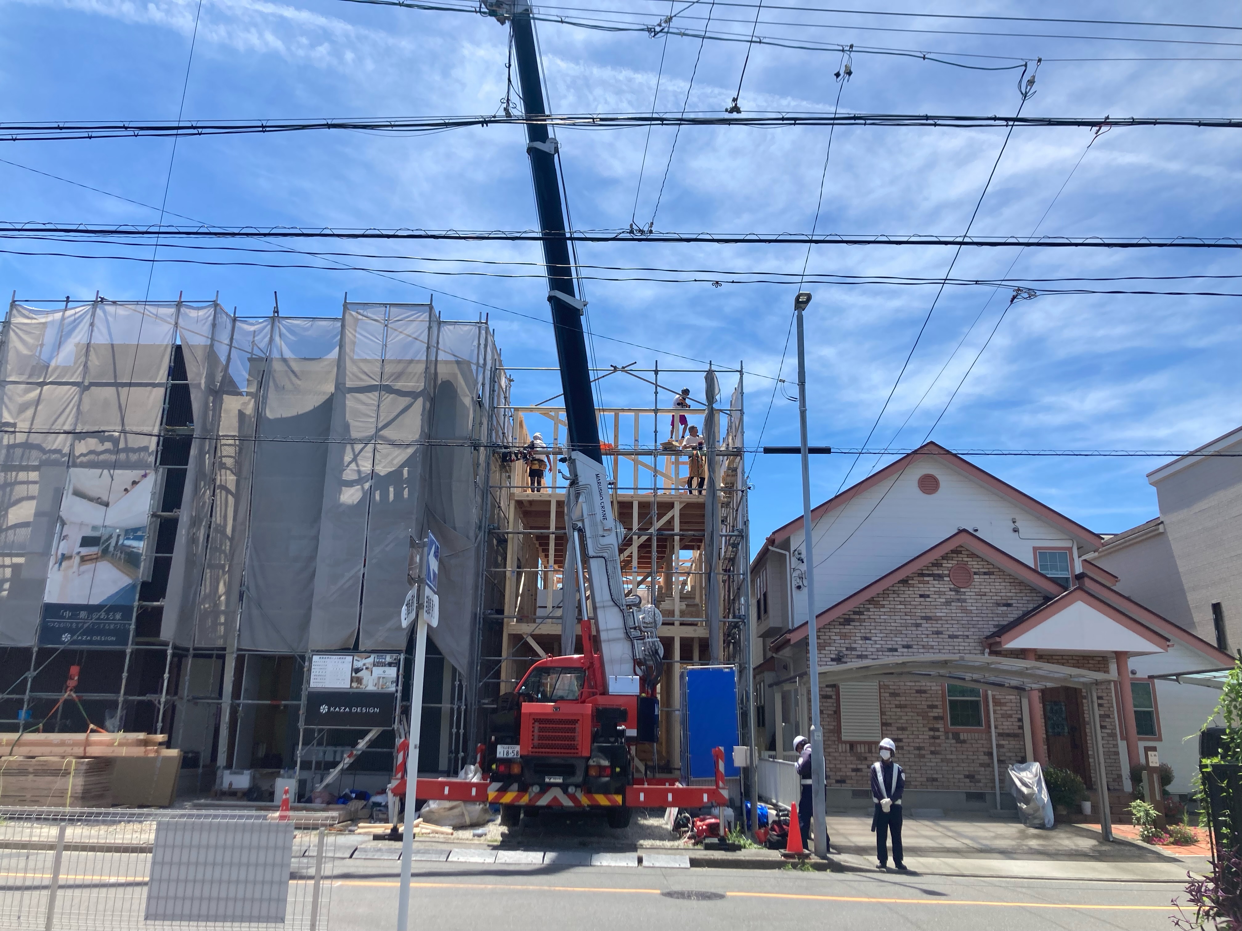 名古屋市中村区注文住宅「F様邸」上棟