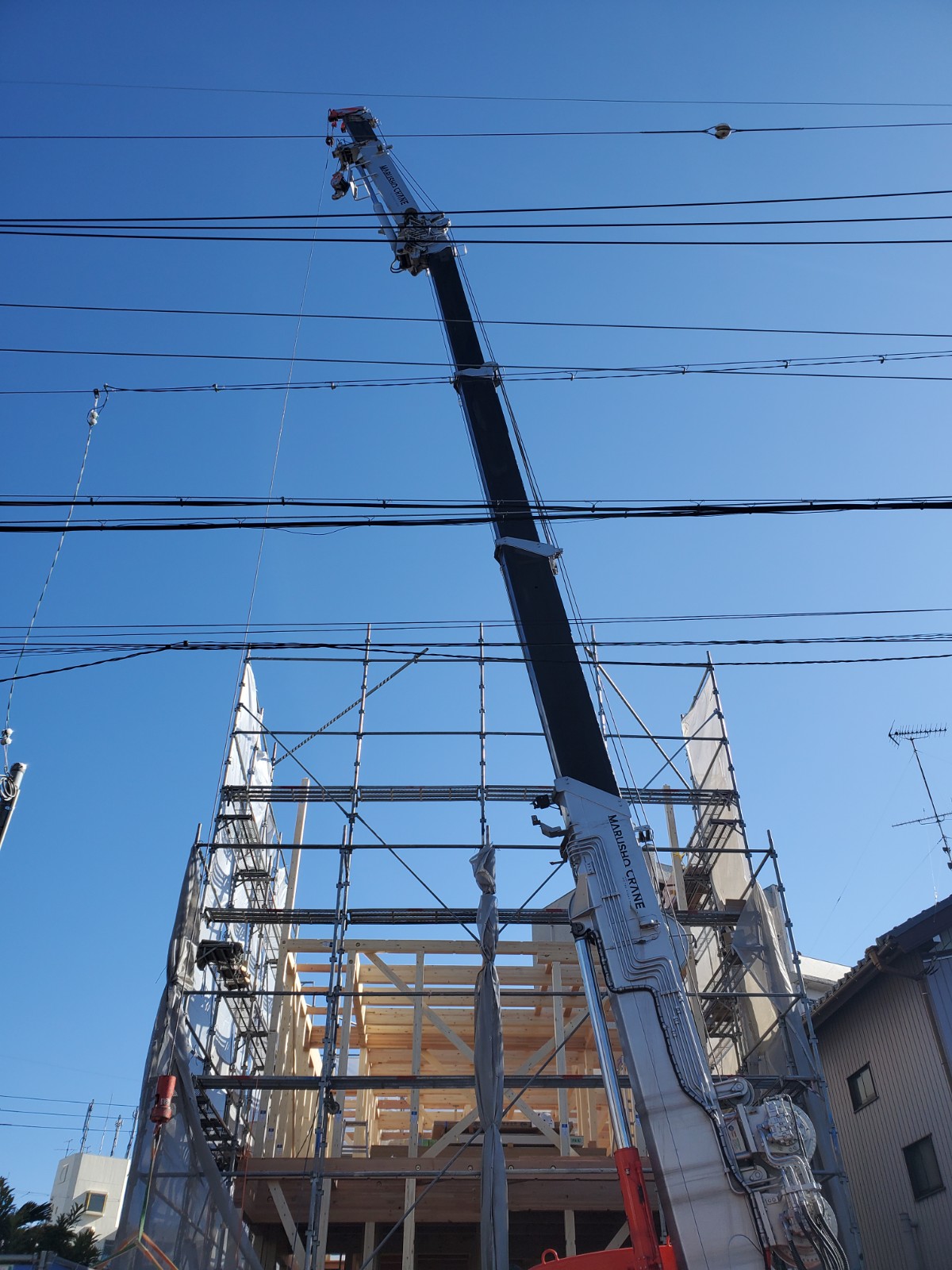名古屋市中村区注文住宅「I様邸」上棟