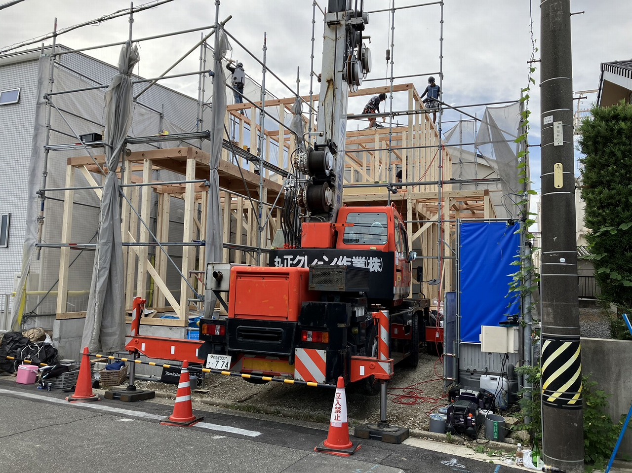 名古屋市中川区注文住宅『M様邸』上棟
