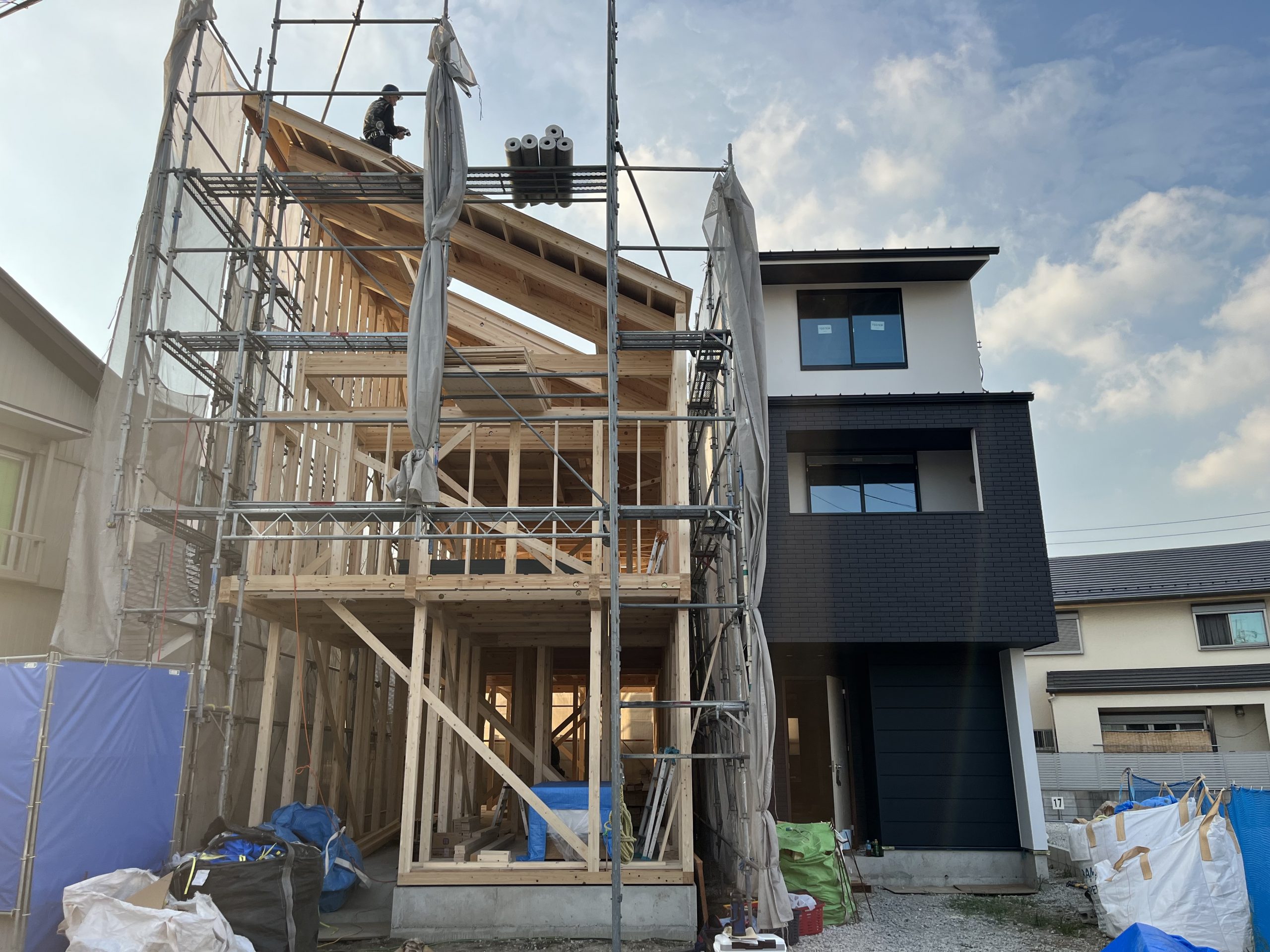 中村区注文住宅「I様邸」上棟！